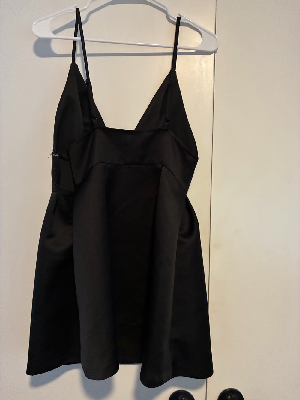Classic Black Spaghetti-Strap Dress